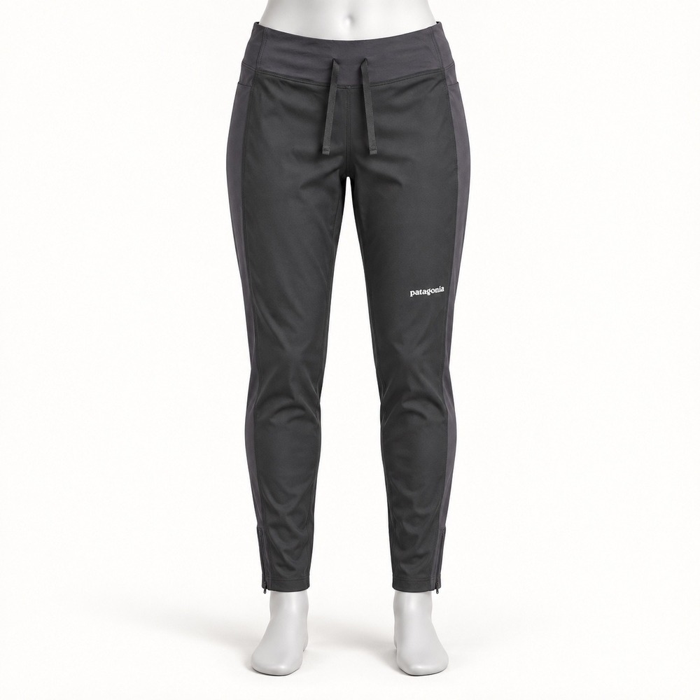 Patagonia Wind Shield Pants Women XS Black Athletic Gorpcore Reflective Running